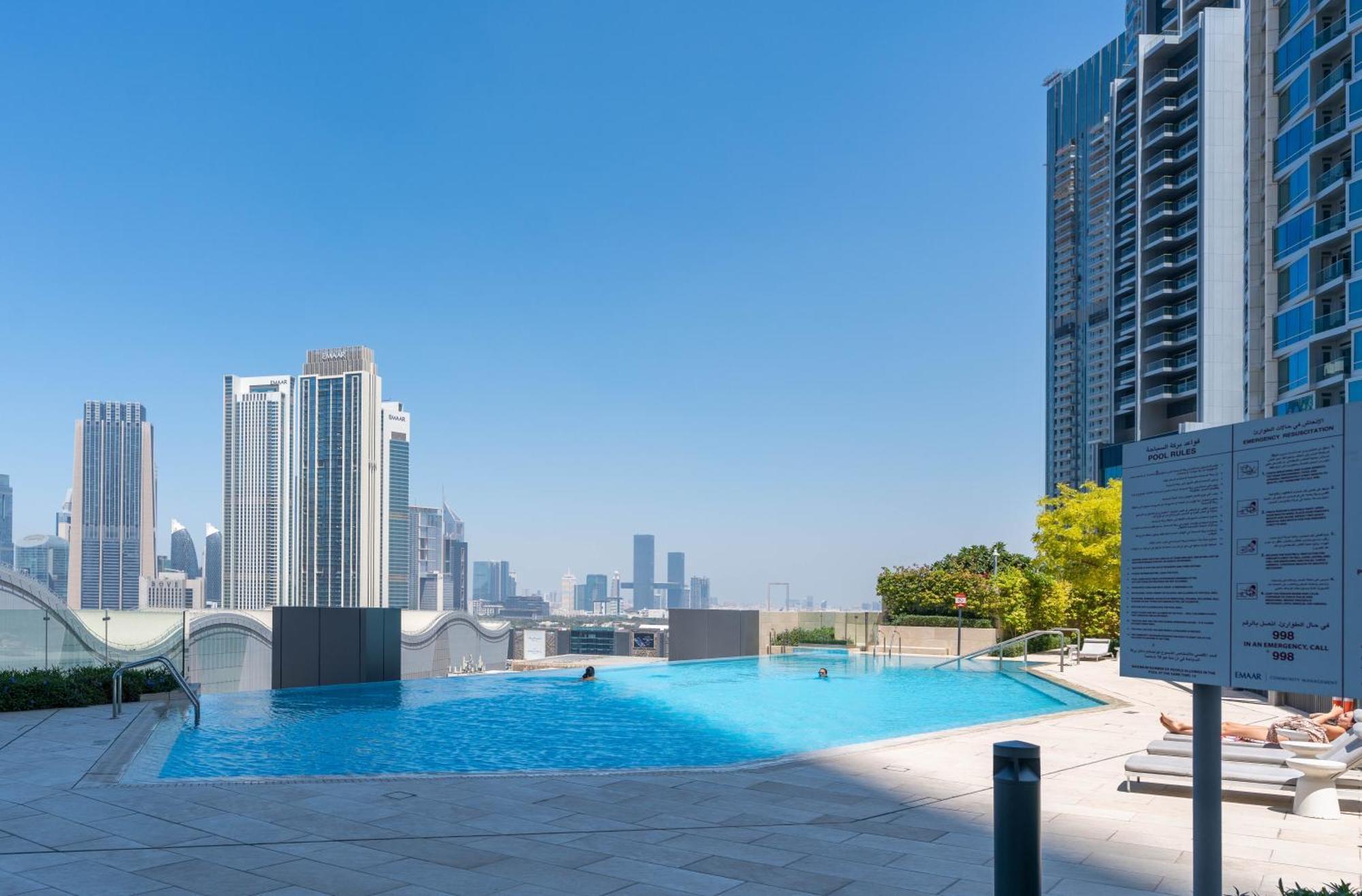 Lux Apt-Burj View Opp. Dxb Mall Dubai Exterior photo